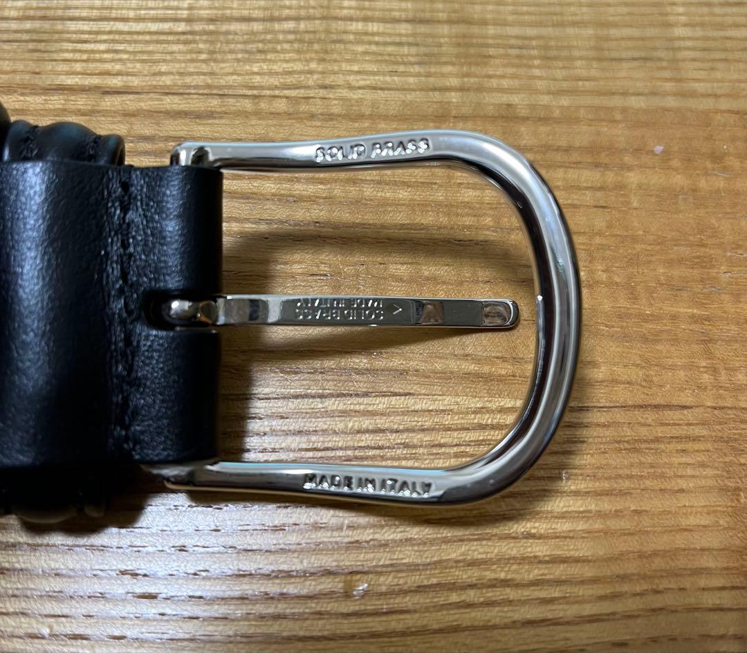 【新品未使用・タグ付き】Anderson's メッシュベルト ブラック 80