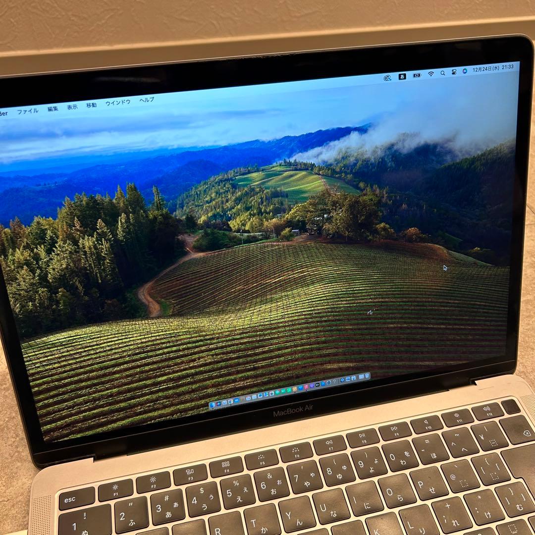 【美品】MacBook Air シルバー 13インチ 2018 8GB 256G