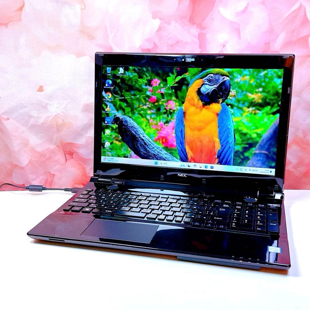 美品✨ 新品爆速SSD windows11 カメラ ノートパソコン オフィス