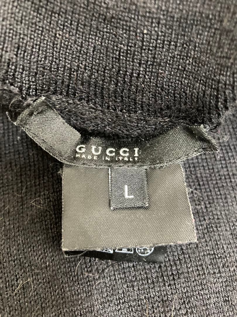 ☆美品☆ GUCCI シェリーライン　タートル　キャメル、カシミア混セーター