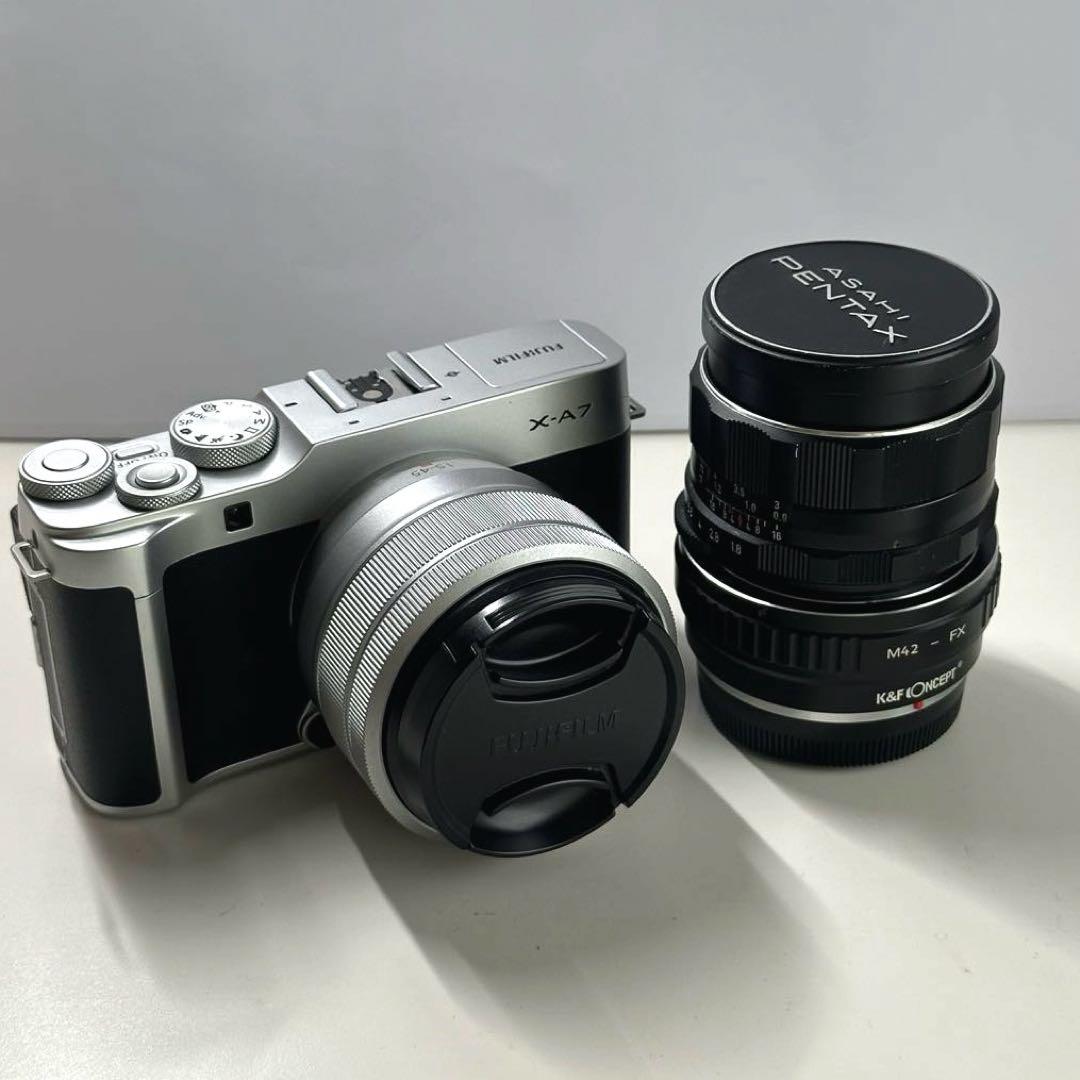 【概要欄要確認】fujifilm x-a7 ミラーレス一眼　中古品