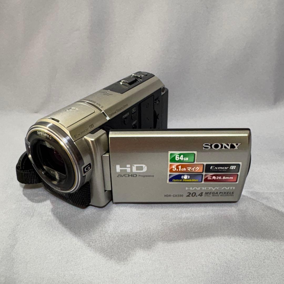 【稼働品】SONY CX590V ビデオカメラ 本体