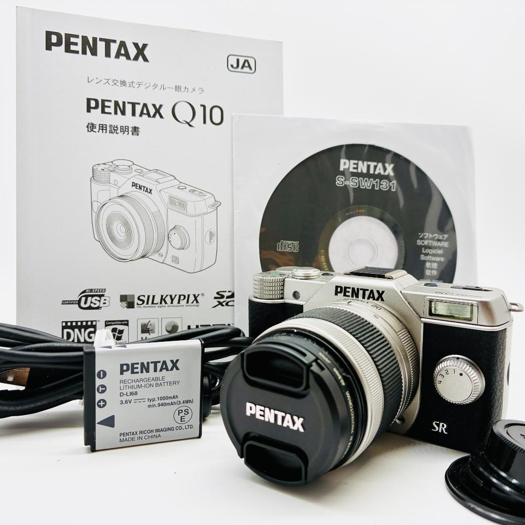 【美品】PENTAX Q10 コンパクトデジタルカメラ バッテリー付 動作確認済
