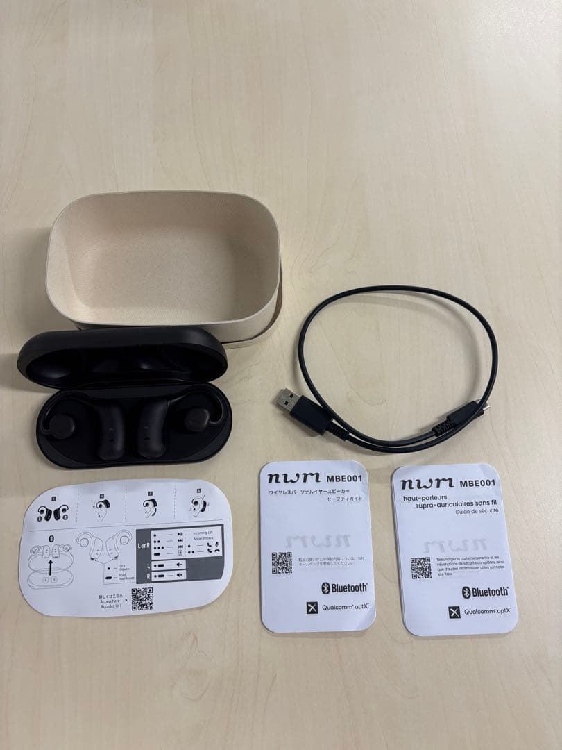 新品　ワイヤレスイヤホン　MBE001 ワイヤレスパーソナルイヤースピーカー