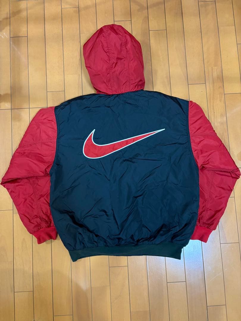 超希少⭐︎90's NIKE 銀タグ　中綿ナイロンジャケット ビッグスウォッシュM
