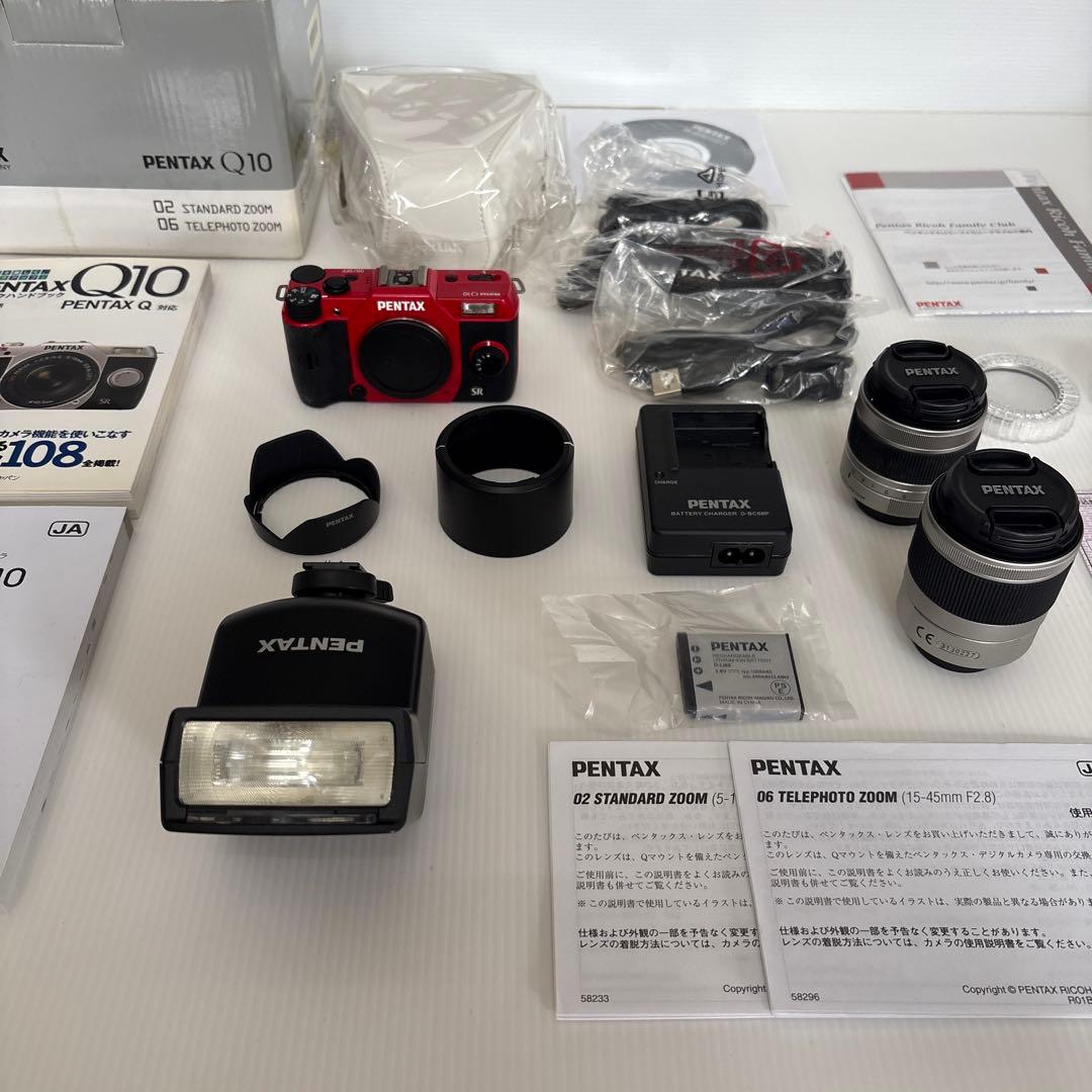 PENTAX Q10 Wズームキット ストロボAF200FG ハンドブック