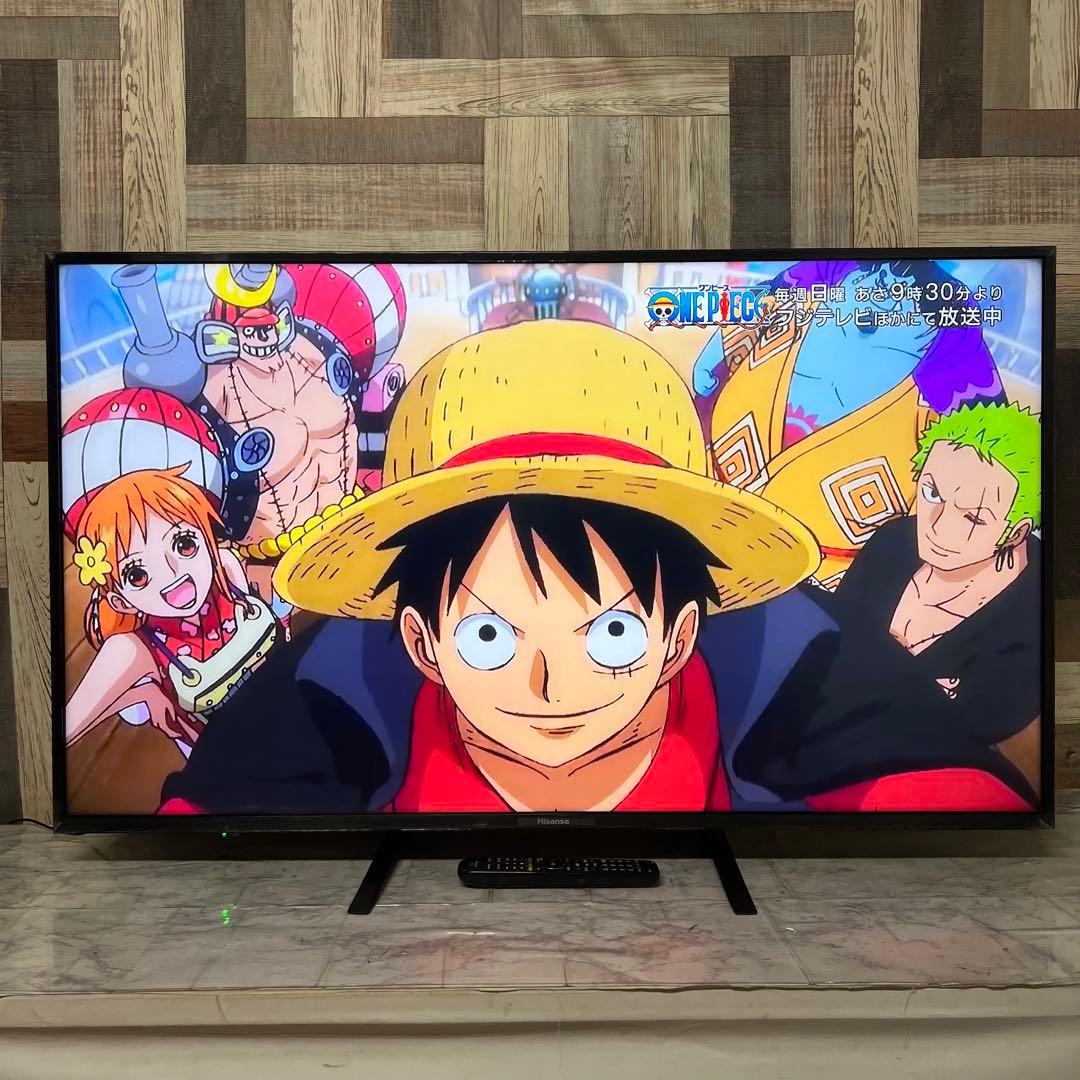 即日受渡❣️全国送料込Hisense50V型地上.BS.CSデジタル4K対応