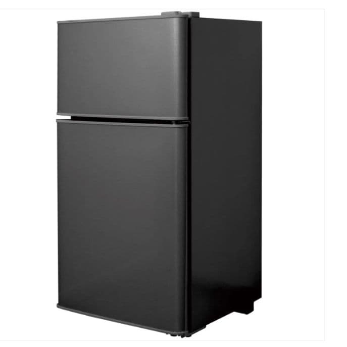 冷蔵庫 小型 ひとり暮らし 冷凍庫付 2ドア コンパクト ミニ冷蔵庫 ブラック