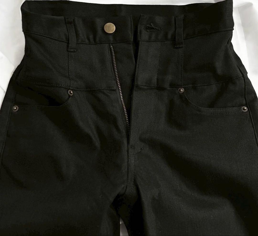 diante ハイウエスト　スキニー　デニム　ブラック