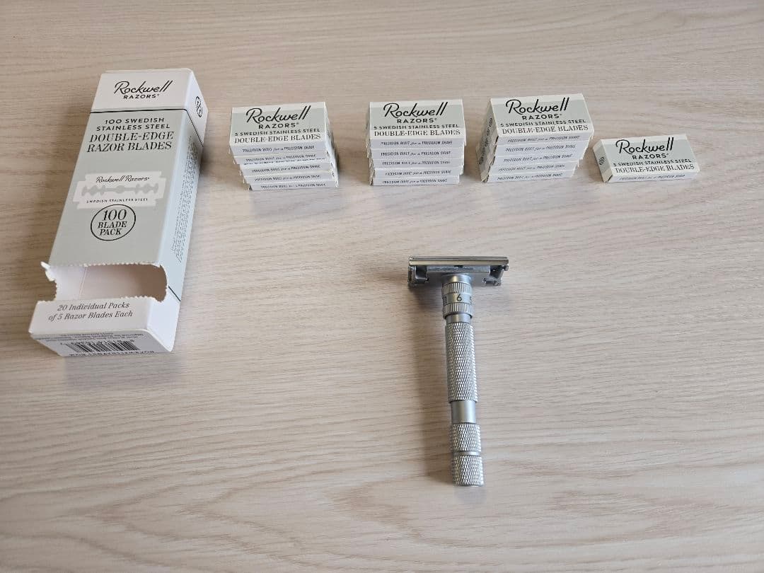 ロックウェルレイザー T2 本体+純正替刃80枚