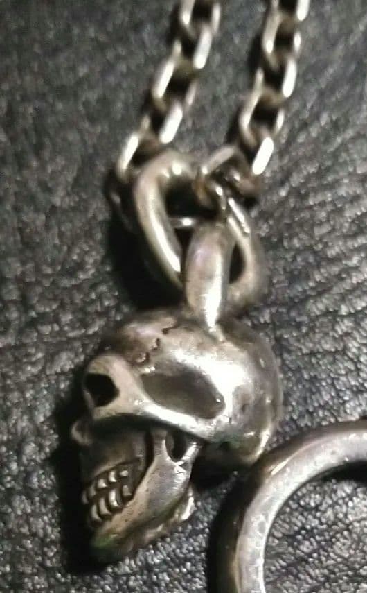 ガボール　シングルスカルペンダント　ネックレスチェーンセット