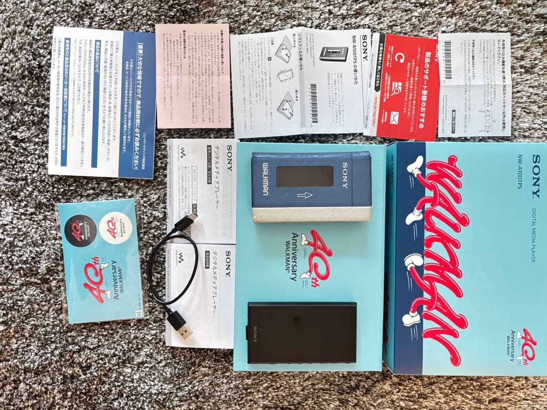 ポータブルプレーヤー SONY 40th Anniversary Walkman NW-A100TPS