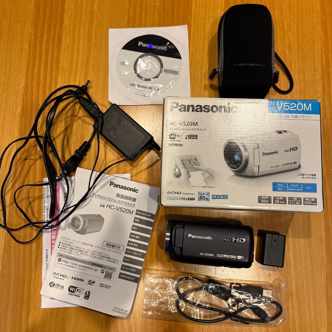 Panasonic HC-V520M ビデオカメラ フルHD