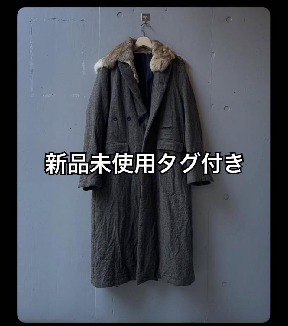 ジャケット・アウター sunsea BRITISH WOOL HERRINGBONE COAT 3