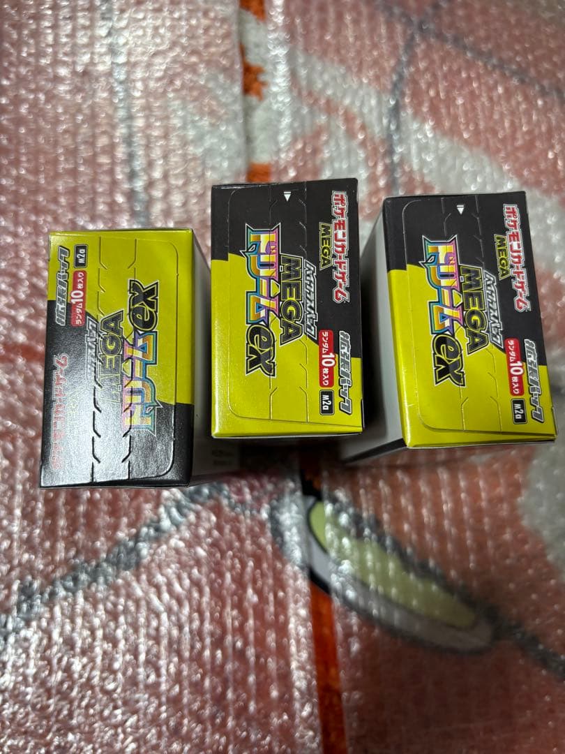 シュリンクなし　ポケモンカード MEGAドリームEX 3箱