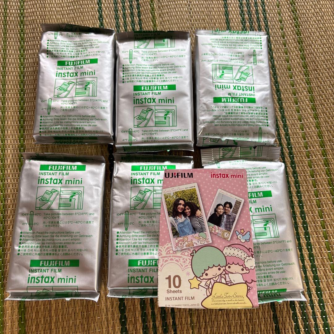 FUJIFILM instax mini インスタントフィルム 6個