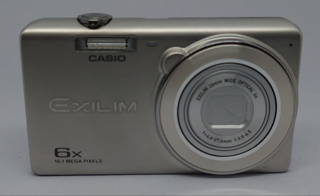 CASIO EXILIM 6倍ズーム 1610万画素 シルバー 動作品