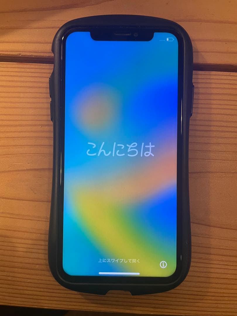 iPhone X + iFaceケース　64G SIMロック解除済