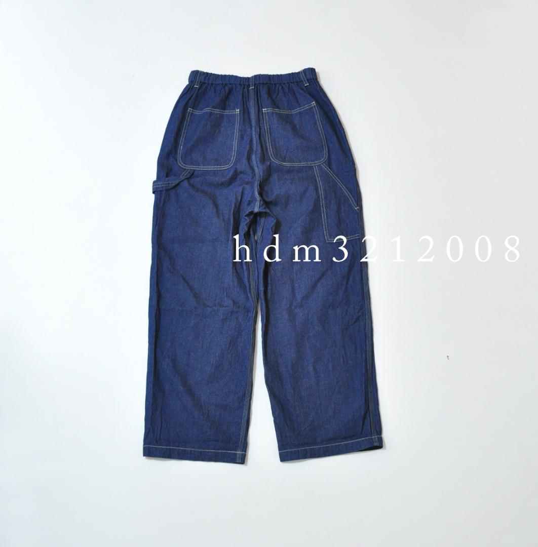 美品 2025ss かぐれ コットンリネンデニムペインターパンツ