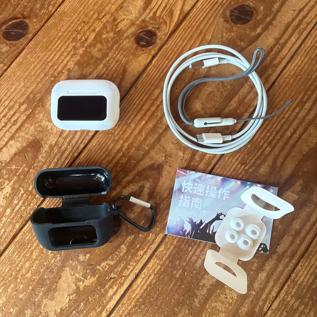 液晶付きワイヤレスイヤホン ノイキャン付き