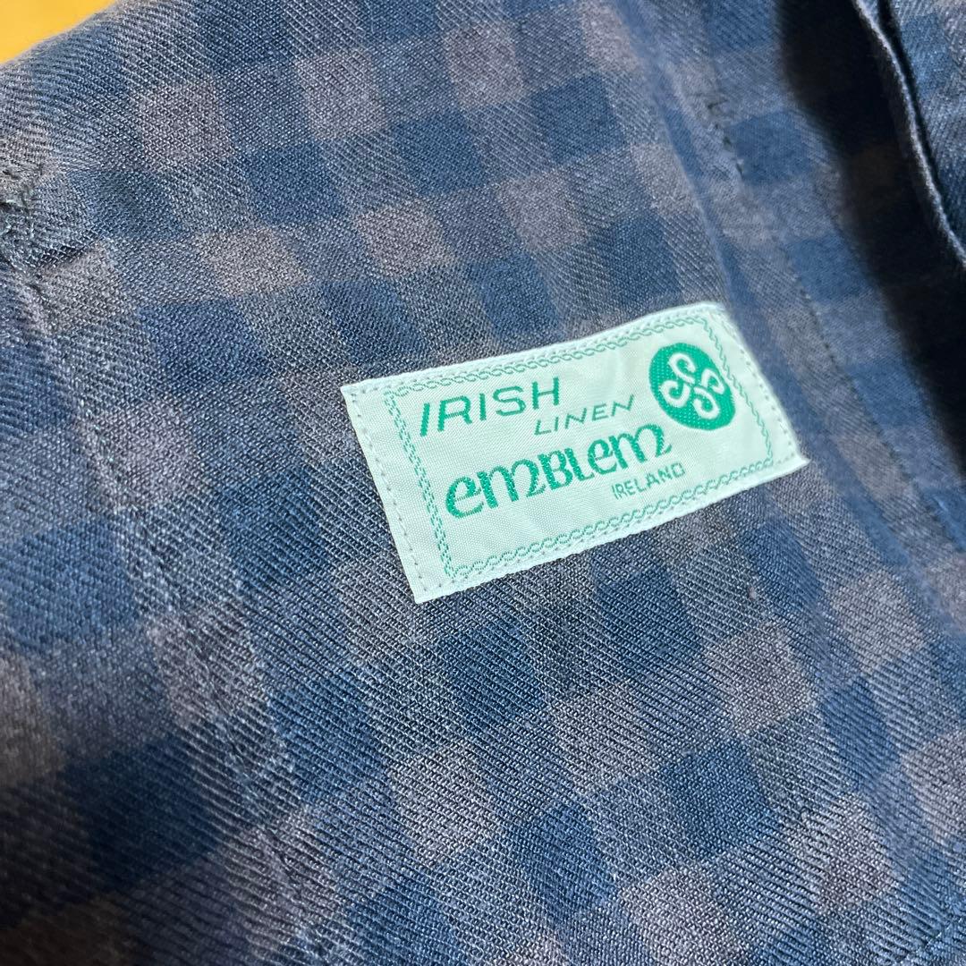 Evan kinori リネンシャツ