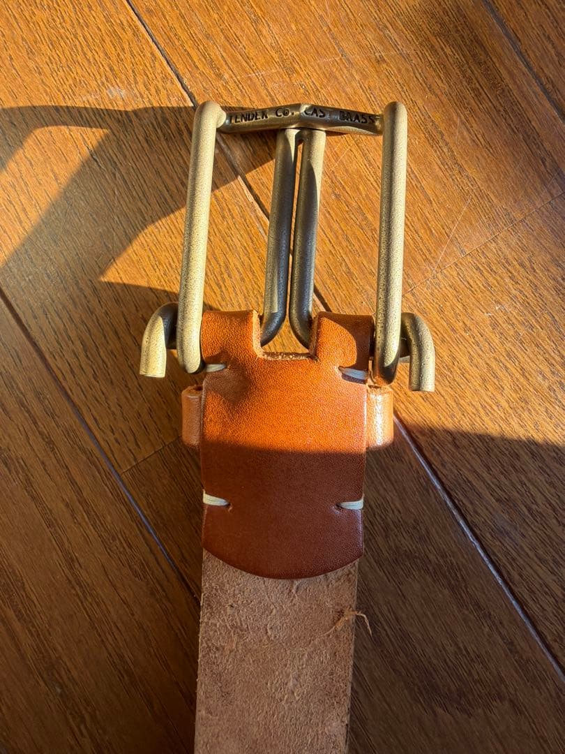 tender co ベルト size3 ブラウン 全長105 w79-90