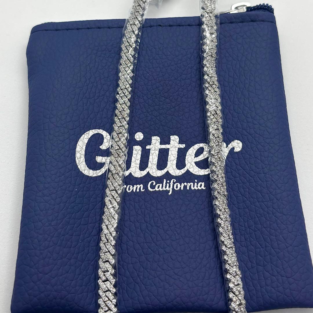 新品 Glitter Iced Out Prong Chain 【5mm】