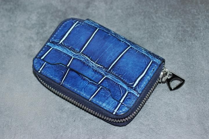 ITTI イッチ CRISTY COIN CARD WLT 藍染 カードケース