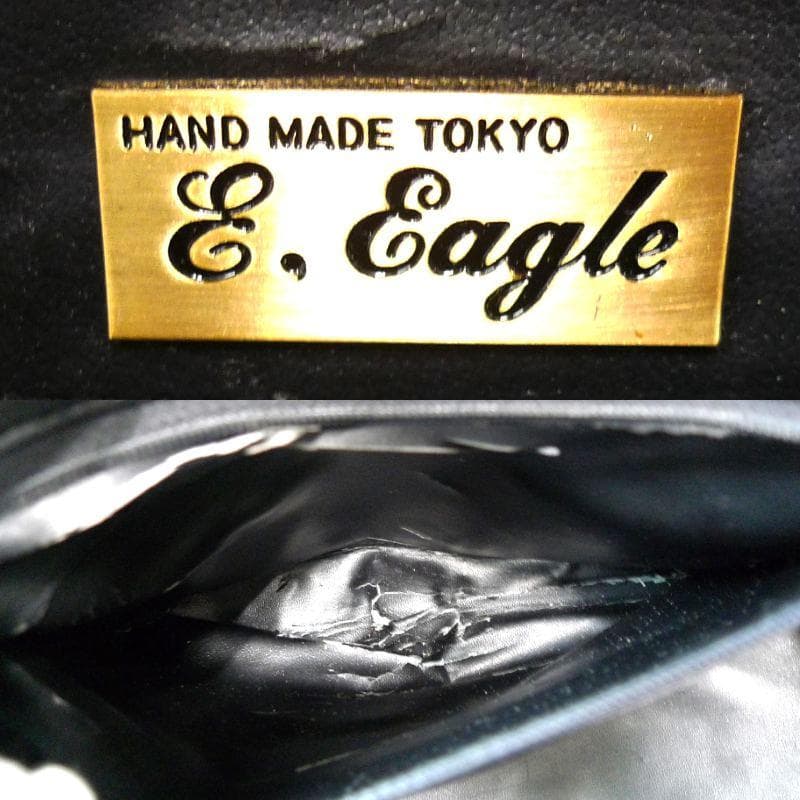 Eagle　ハンドバッグ　ダレス型　象革　エレファント　JRAタグ　小銭入れ
