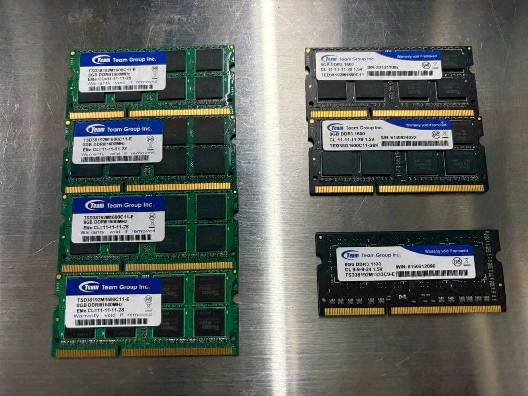 あ*ん様 Samsung他 メモリ DDR3 8GB 31枚 合計248GB