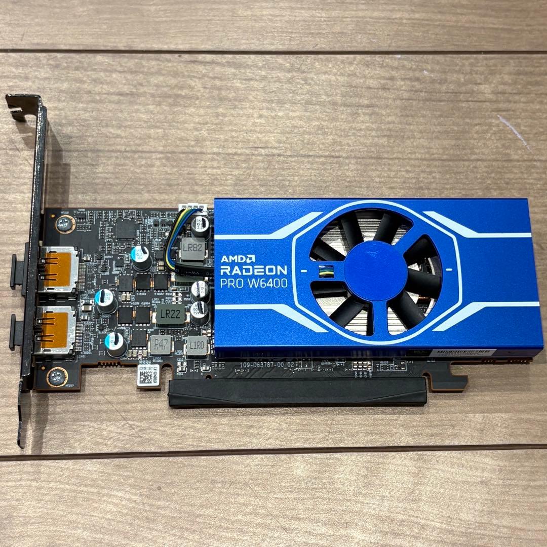 AMD Radeon PRO W6400 ロープロファイル グラフィックボード