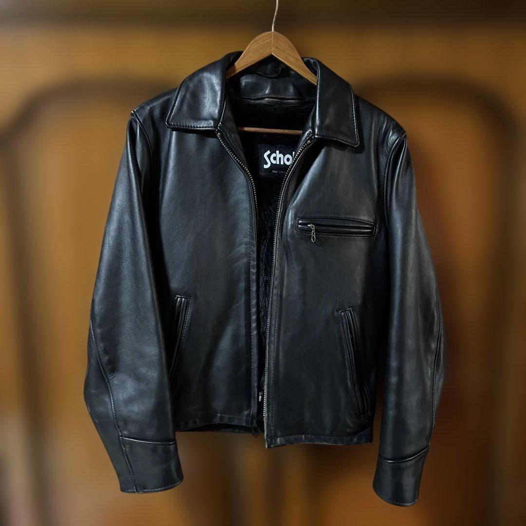 schott ライダース　ジャケット　レザー
