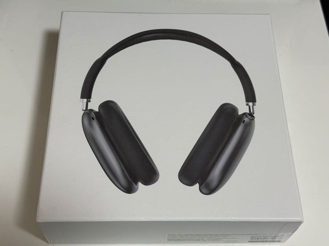 ブラックAirPods MAXワイヤレスヘッドホン 純正互換品