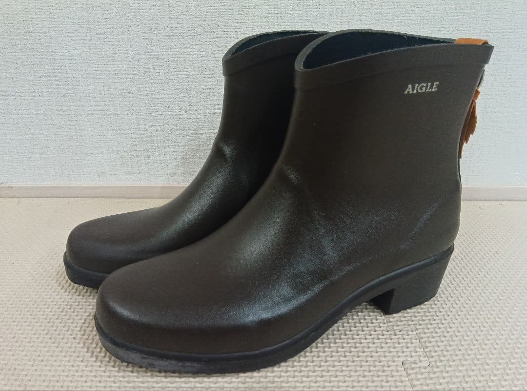 AIGLE エーグルミリカボッティロン　レインブーツ　ショートブーツ