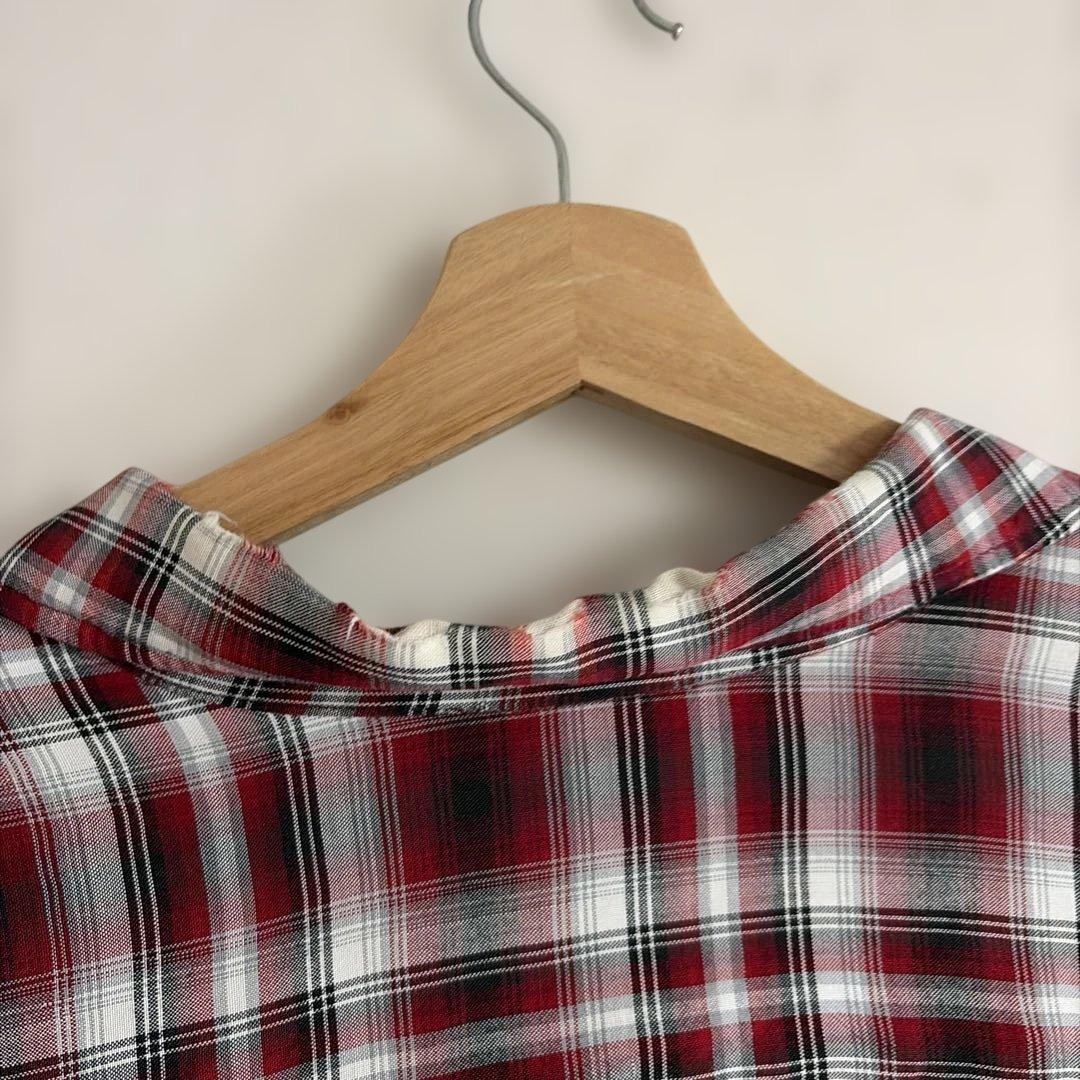 40's ~ 50's Towncraft オンブレチェック レーヨン シャツ