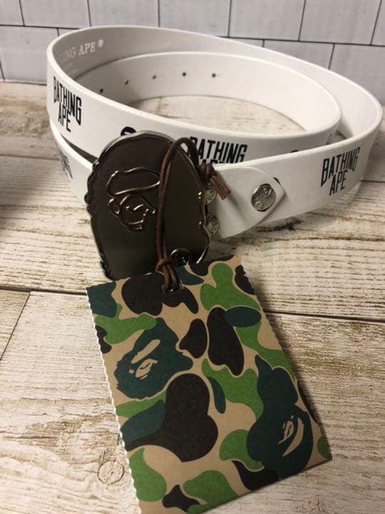未使用タグ★ A BATHING APE★アベイシングエイプ★ベルト