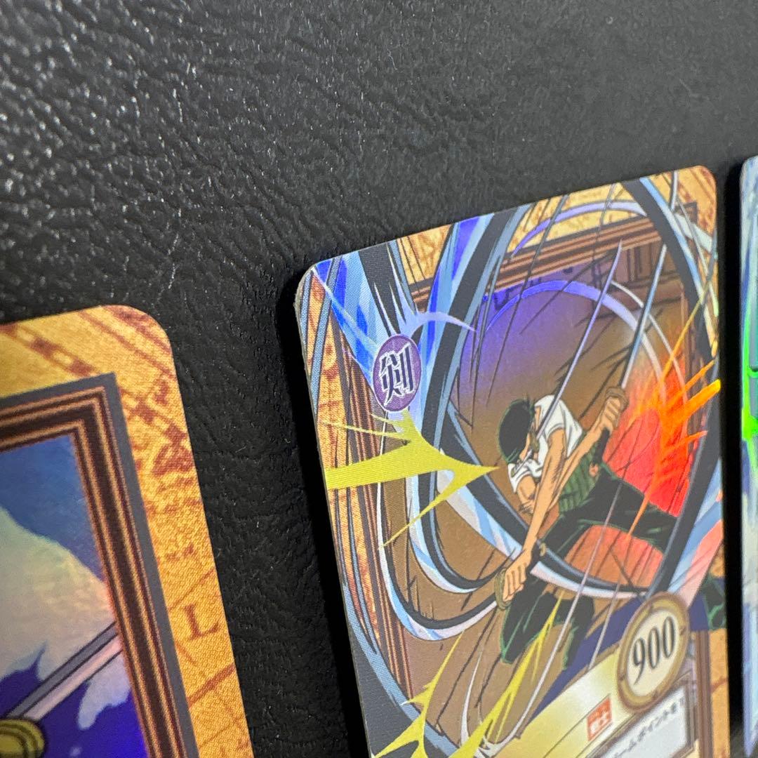 ワンピース カードダス　ゾロ　3枚セット　ハイパーバトル　鬼斬り