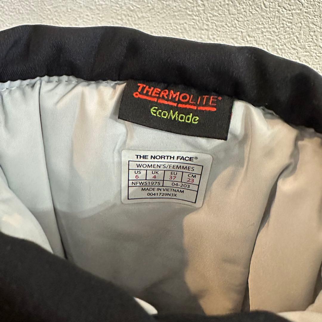 【美品】ノースフェイス ヌプシ スノーブーツ ブーティ 23㎝ 黒　ブラック