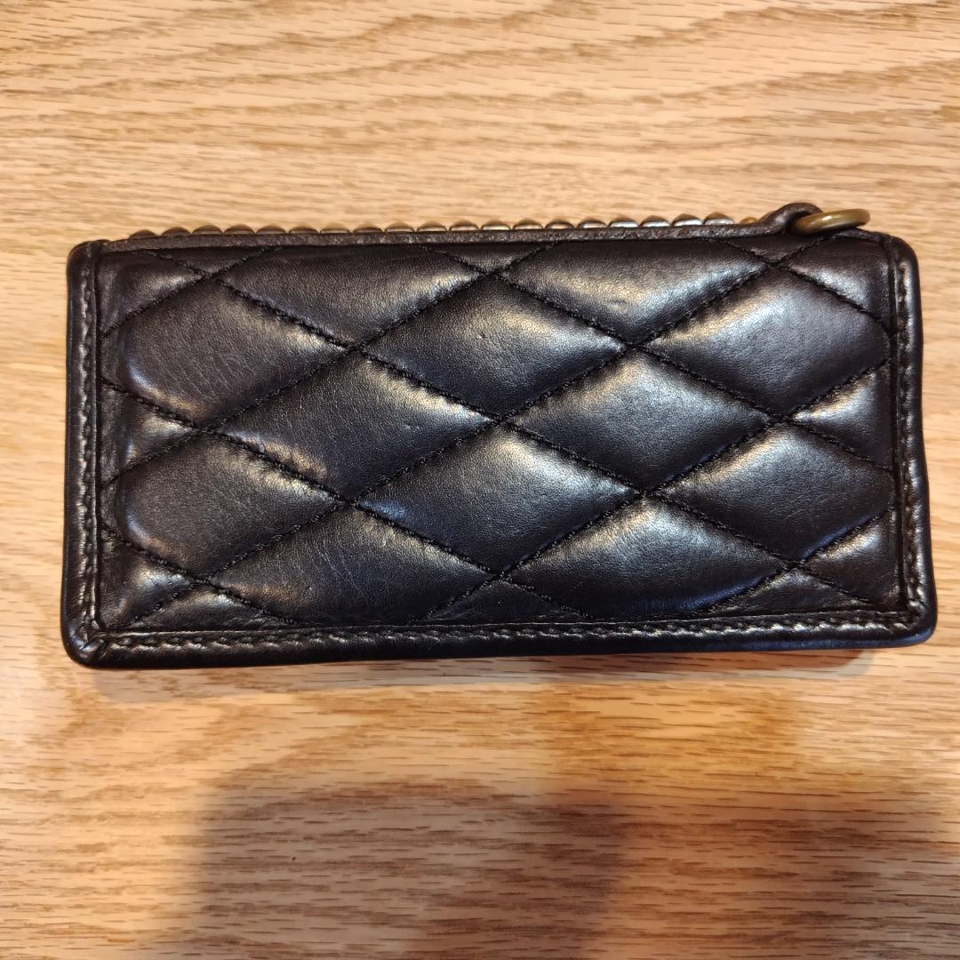 CALEE キャリー レザーウォレット ブラック