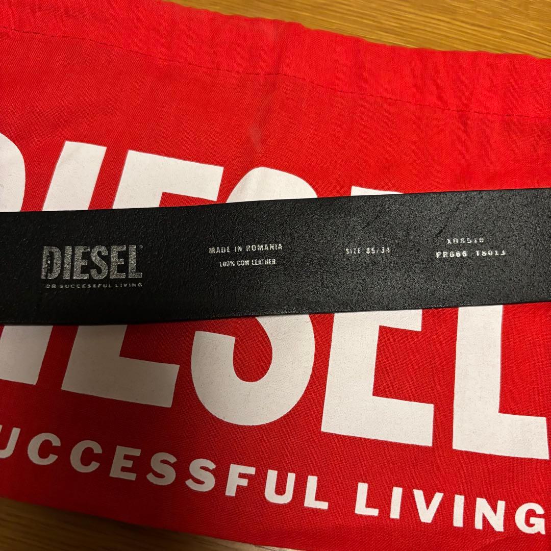 TK　DIESEL 本革 ベルト 85/36 黒