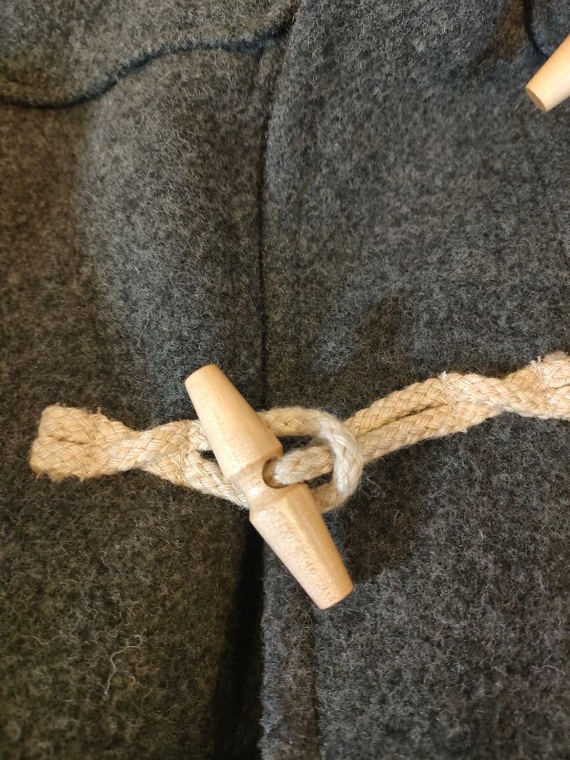 ほぼ新品　BEAMS BOY グレー ダッフルコート