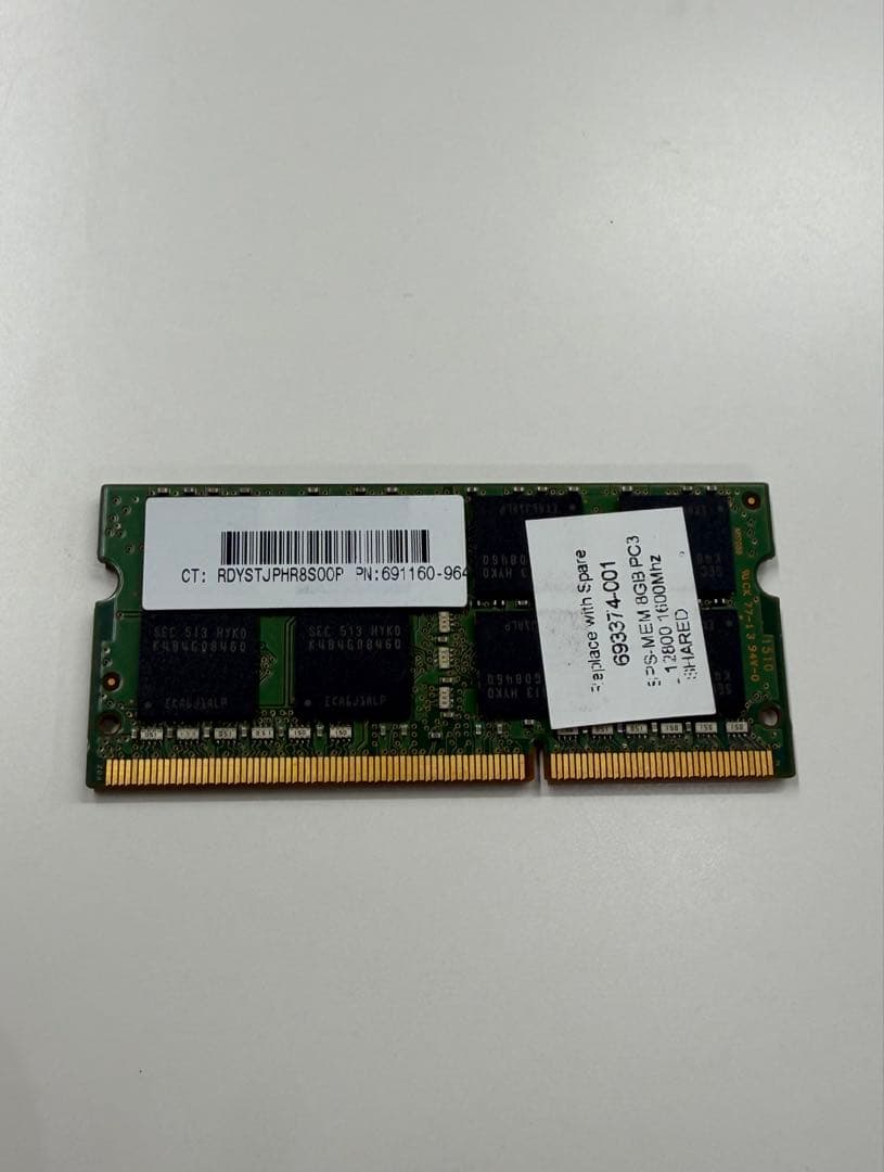 Samsung ノートPC用メモリ 8GB DDR3L 1600MHz PC3L