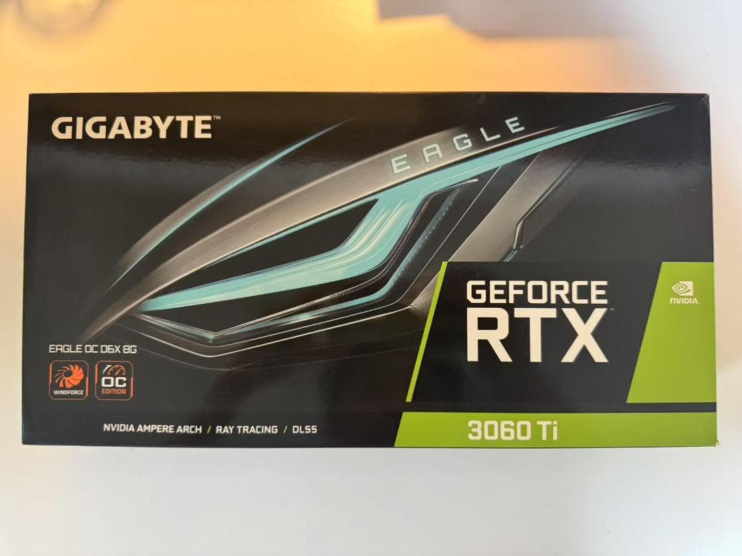 グラフィックボード・グラボ・ビデオカード GIGABYTE GeForce RTX 3060 Ti EAGLE OC 8G