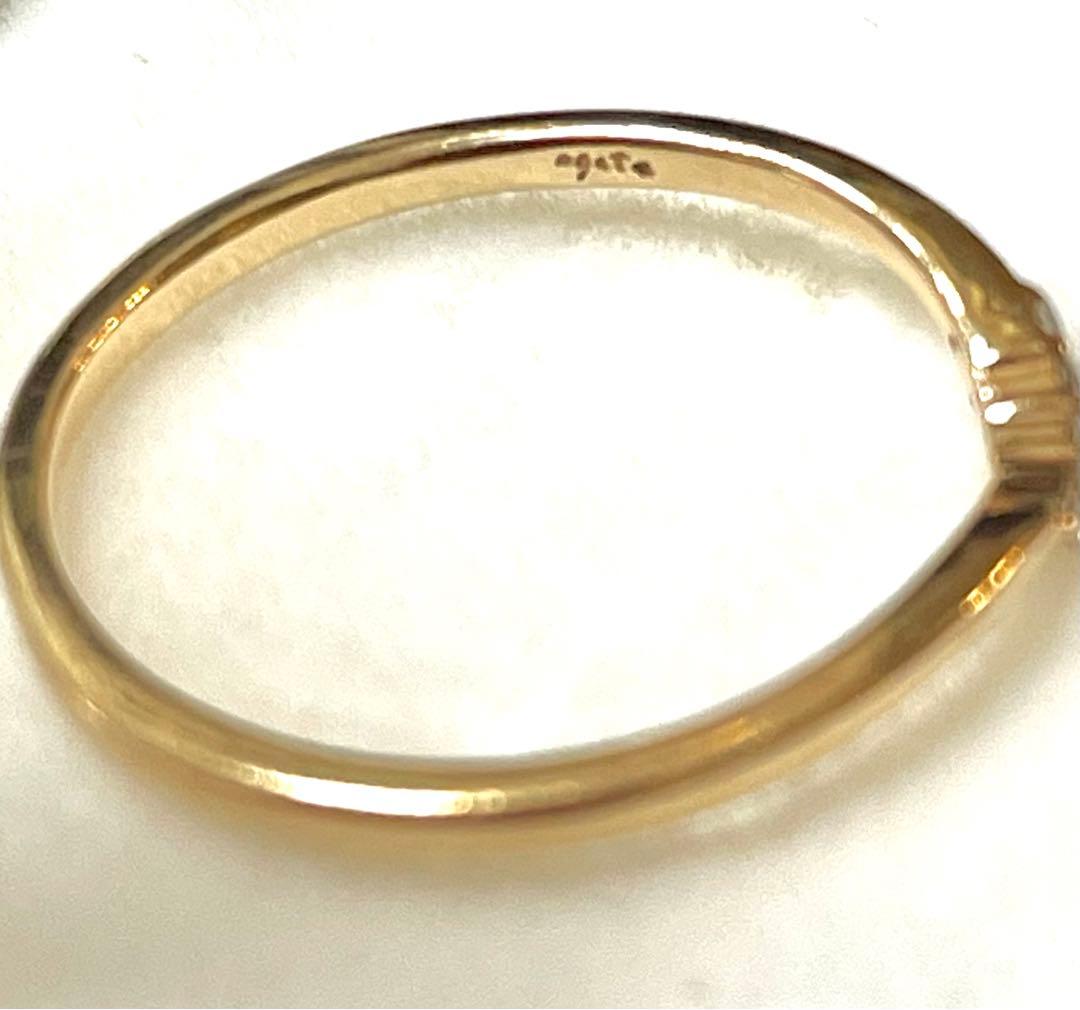 agete ダイヤモンドリング k10 8号