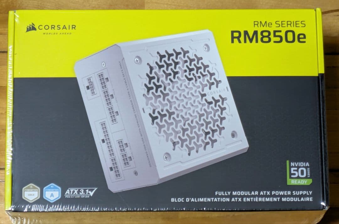 【新品未開封】Corsair RM850e 2025 ホワイト
