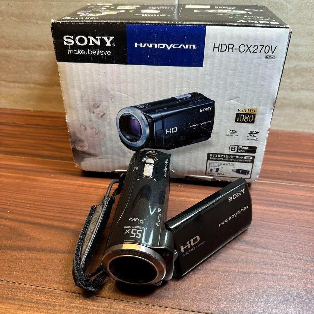 SONY HDR-CX270V(W) ビデオカメラ 2778