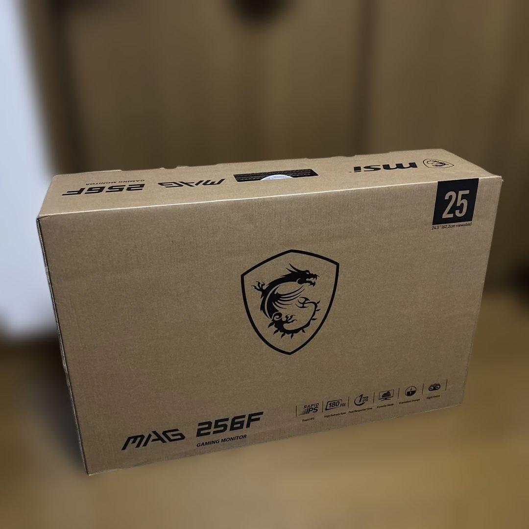 【新品未使用】MSI MAG 256F ゲーミングモニター 24.5インチ