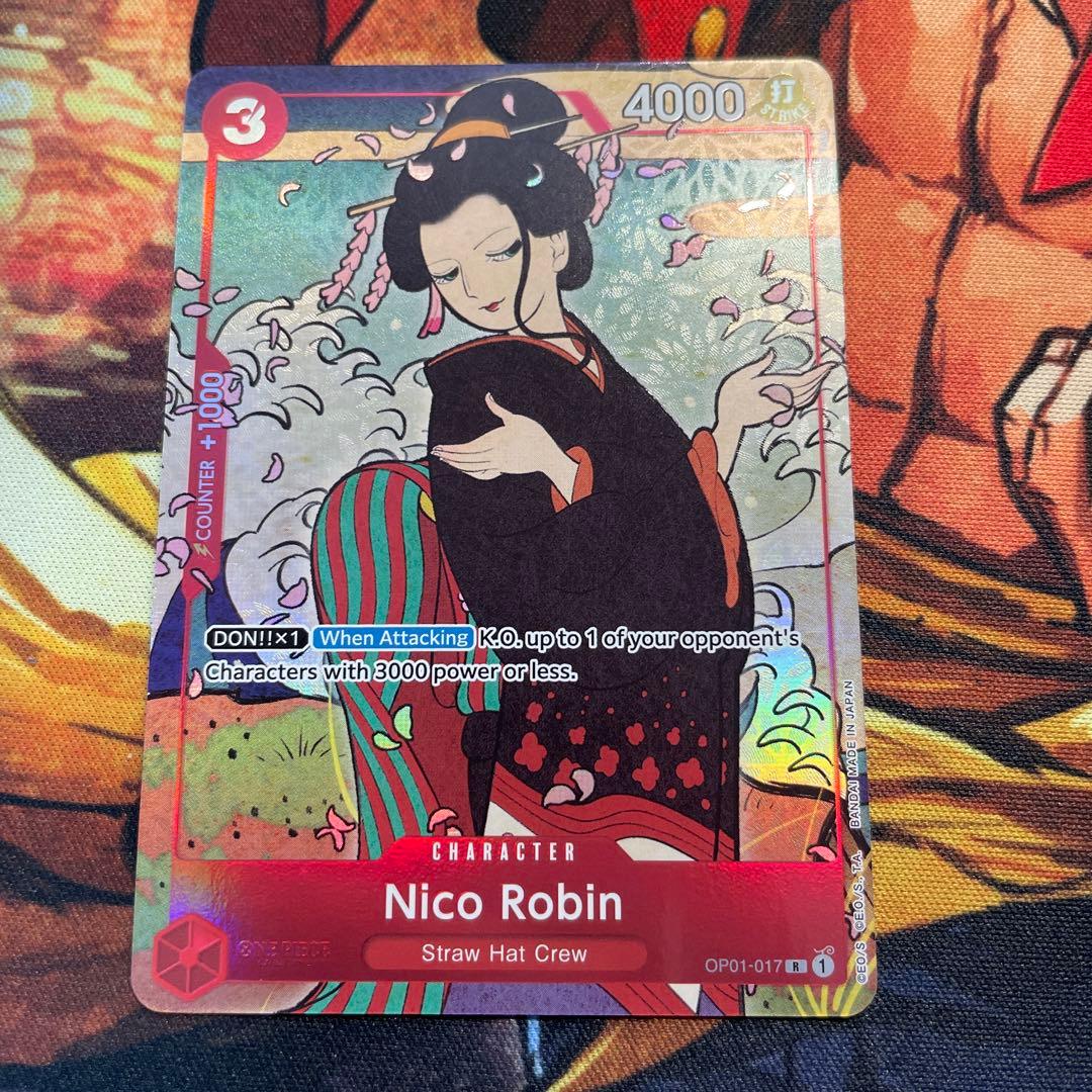 ワンピースカード　ロビン　浮世絵