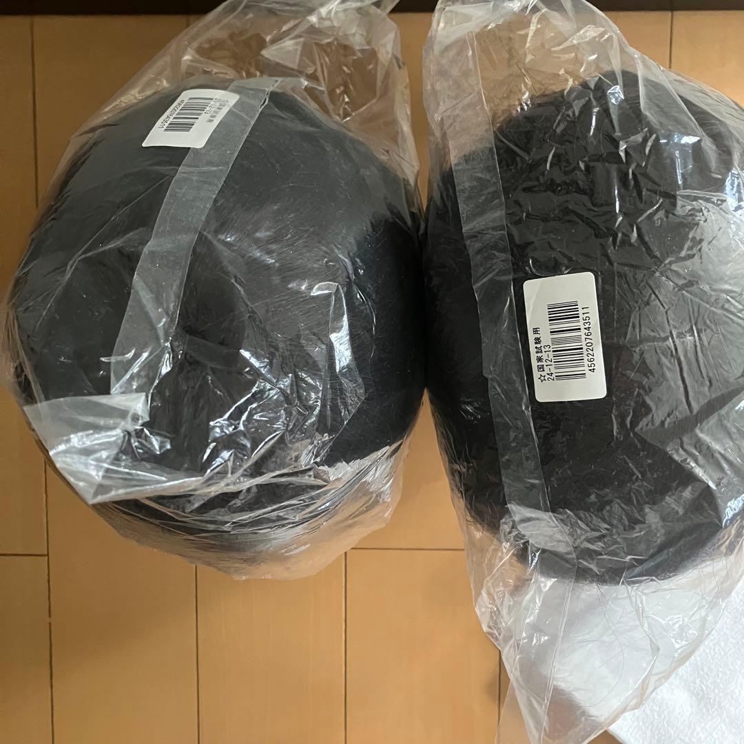 【未使用】美容師国家試験用・練習用 三矢カットウィッグ2体