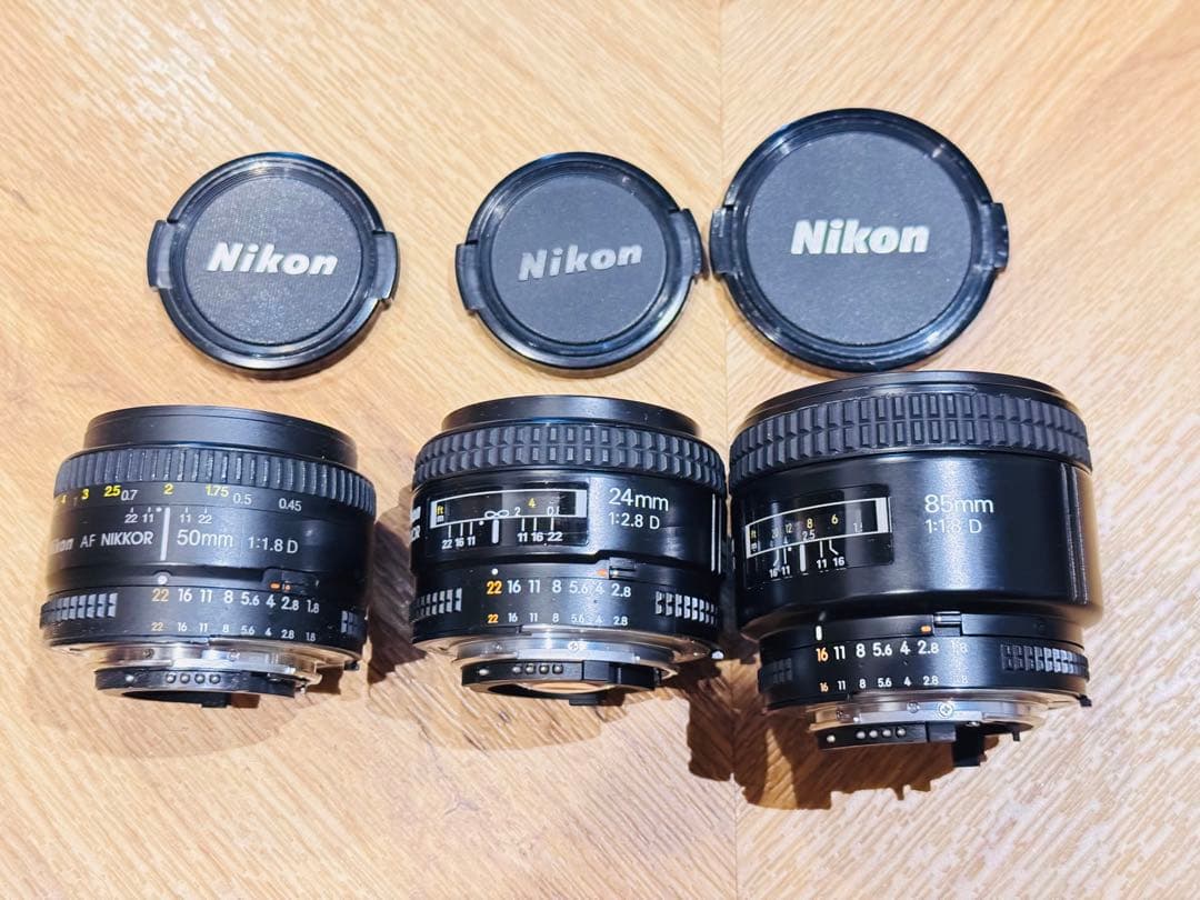 レンズ(単焦点) Nikon Nikkor AF Prime lens set bundle